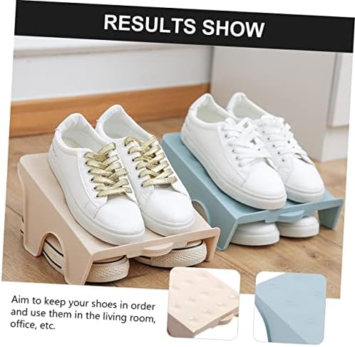 Homoyoyo 3 adet Çift Ayakkabı Tepsi Temizle Ayakkabı Raf Sneaker Raf Ayakkabı Raf Ayakkabı Tutucu Soket Bireysel Basit