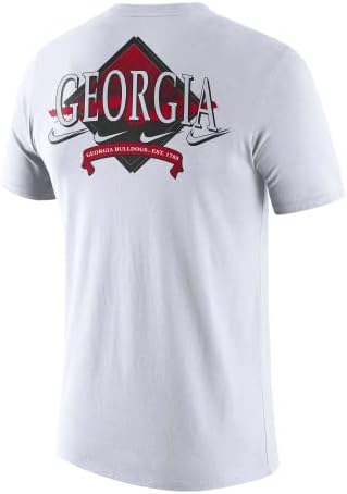Nike erkek Gürcistan Bulldog Gurur T-Shirt