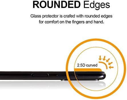 (2 Paket) Supershieldz Samsung Galaxy A03s Temperli Cam Ekran Koruyucu için Tasarlanmış, Çizilmez, Kabarcıksız