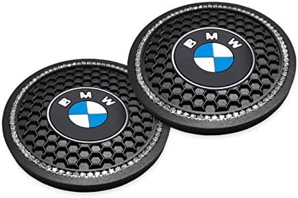 Bardak Tutucu Coaster ile Uyumlu BMW M 1 3 5 6 Serisi X1 X3 X7 X5 X6 Z4 7 Serisi 535İ Gömme Silikon Kaymaz İçecek