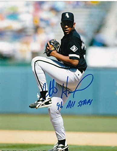 ROBERTO HERNANDEZ CHİCAGO WHİTE SOX 1996 ALL STAR AKSİYON İMZALI 8x10-İmzalı MLB Fotoğrafları