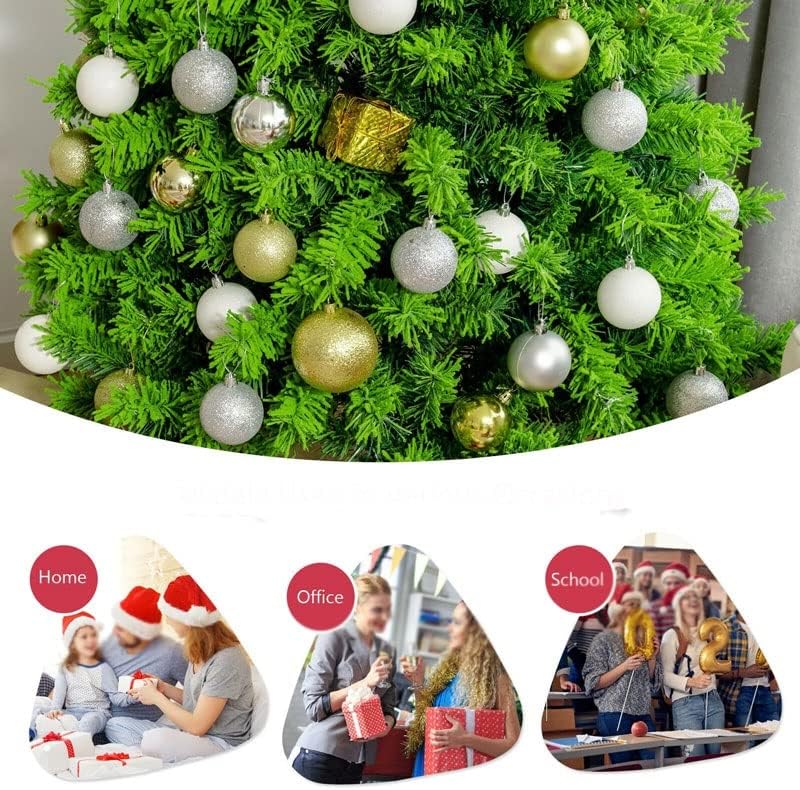 ZLXDP 6.5 ft/7.5 ft Kar Akın Menteşeli Yapay Noel Ağacı Metal Standı Yeşil (Renk: D, Boyut: 2M)