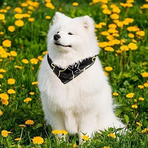 Ayarlanabilir Köpek Bandanalar 2 Parça, Geyik Siluet Yumuşak Fular için Pet Günlük Giyim, Saçmalamak Önlükler Fular