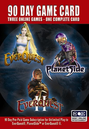 90 Günlük Oyun Saati Kartı (Everquest, Everquest II, Gezegen Tarafı) - PC