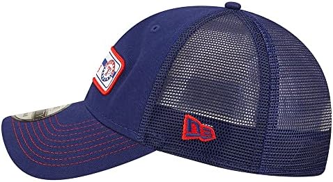 Yeni Dönem Texas Rangers 9 YİRMİ Kurulan Yama Kamyon Şoförü Snapback Kap, Ayarlanabilir Şapka Mavi