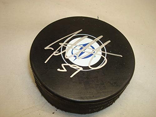 Jake Dotchin İmzalı Tampa Bay Lightning Hokey Diski İmzalı 1A İmzalı NHL Diskleri