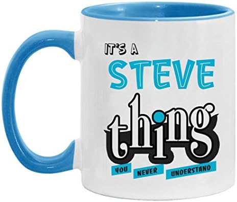 Komik Kupa Özel Adı Steve-Asla Anlamadığınız bir Steve Şey-Steve Kupa Doğum Günü, Sevgililer Günü ve Noel için Kişiselleştirilmiş
