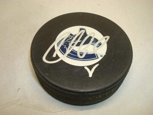 Cory Schneider İmzalı Vancouver Canucks Hokey Diski İmzalı PSA / DNA COA 1D İmzalı NHL Diskleri