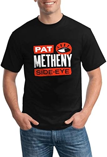 Pat Metheny T Shirt Erkek Kadın Rahat Yuvarlak Boyun Kısa Kollu Gömlek Klasik Koşu Yürüyüş Spor En Tees
