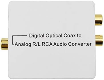 Occus-Kablolar Dijital-Analog Ses Dönüştürücü Adaptör Dijital Fiber Optik Koaksiyel Toslink - DVD için 3,5 mm RCA