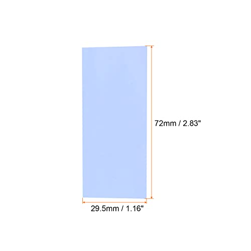 Rebower ısı borusu shrink ince PVC Pil sarma, [Elektrik 18650, DIY Pil] -29.5 mm düz 72mm Uzun/Deniz mavisi / 20 Adet