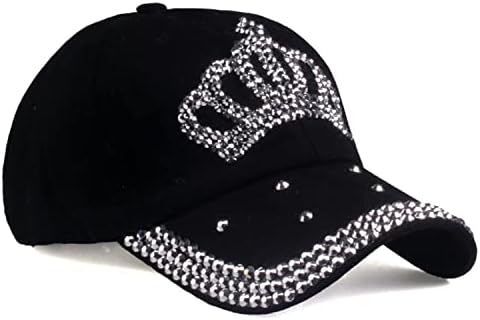 Rhinestone beyzbol şapkası Erkekler Kadınlar için Moda güneş şapkası Ayarlanabilir Kafatası Aşk Sparkly Bling Hip