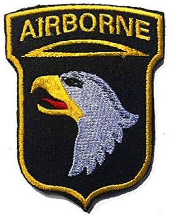 ABD Havadan 101 Hava Saldırı Bölümü Askeri Kanca Döngü Taktikleri Moral İşlemeli Yama