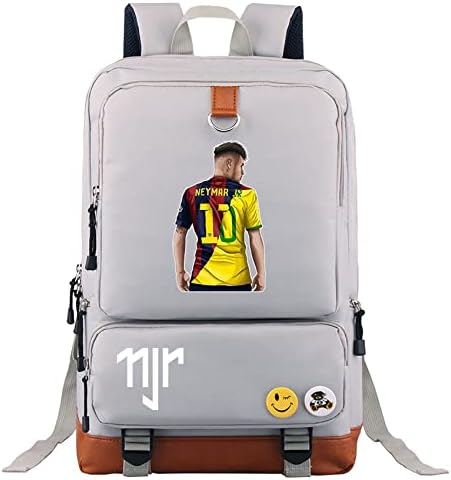 GENGX WesQi Erkek Neymar JR Okul Sırt Çantası, PSG Grafik Seyahat Sırt Çantası Hafif laptop çantası Genç, Gençlik
