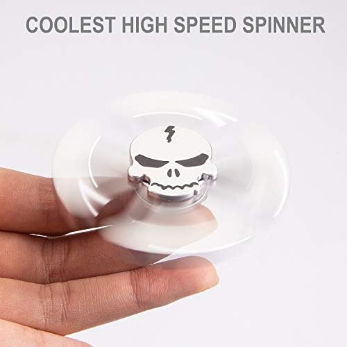 Kafatası El Fidget Spinner, Paskalya Sepeti Stuffers Metal Spinner Oyuncak Odaklama Fidget Oyuncaklar DEHB Otizmli