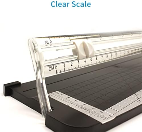 PDGJG Taşınabilir A4 Sürgülü Kağıt Kesici 12.6 İnç Kesim Uzunluğu kağıt kesme makinesi Scrapbooking Aracı Kesme Mat