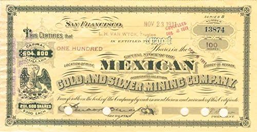 Meksika Altın ve Gümüş Madenciliği A. Ş. - Stok Sertifikası