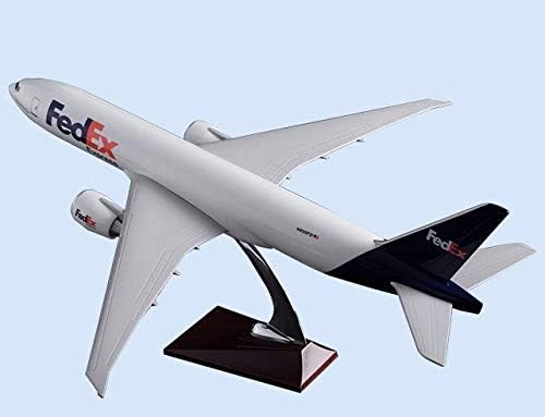 47 cm Boeing 777 FedEx uçak modeli B777 kargo uçağı Airbus uçak modeli uçak uçak modeli uçak uçak ışıkları ile tekerlek