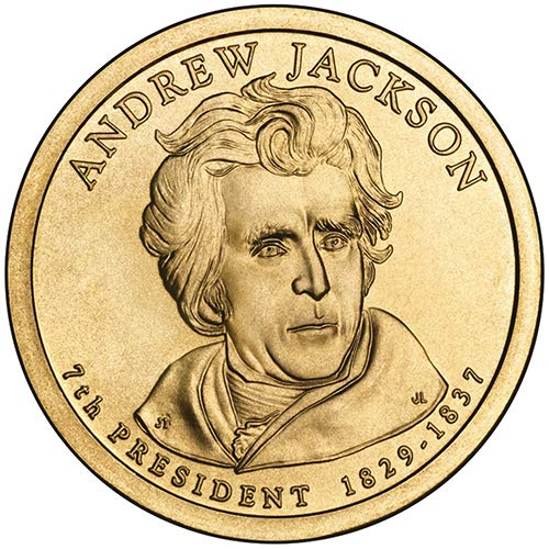 2008 D Pozisyonu B Saten Kaplama Andrew Jackson Başkanlık Doları Seçimi Dolaşımsız ABD Darphanesi