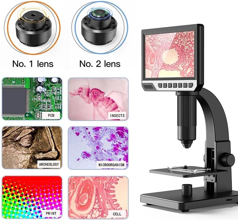 Laboratuvar Mikroskop Ekipmanları 7 İnç 2000X Endüstriyel Dijital Mikroskop Kamera Çok Amaçlı Kamera Mikroskop Aksesuarları