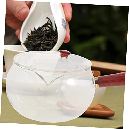 YARNOW 3 adet Çaydanlık Japon Çay Su ısıtıcısı Cam Çay Isıtıcılar Cam Su Sürahi Cam Çay Seti Şeffaf Çaydanlık Cam