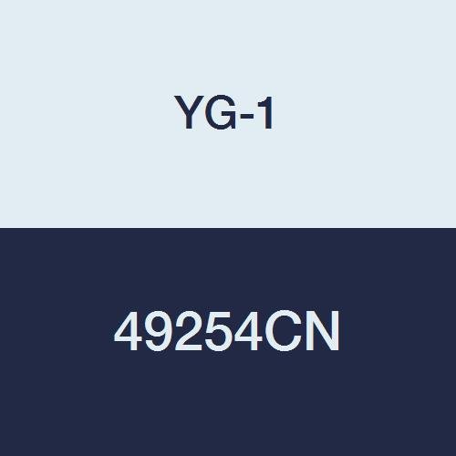 YG-1 49254CN HSSCo8 Parmak Freze, 2 Flüt, Minyatür Saplama Uzunluğu, Çift, Kalay Kaplama, 2 Uzunluk, 3/64