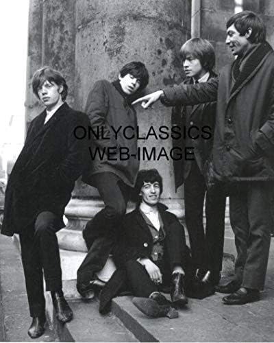 Sadeceklasikler 1964 Yuvarlanan Taşlar-Mick Jagger-Keith Richards Rock-ROLL Grubu Fotoğraf Ritmi-Blues
