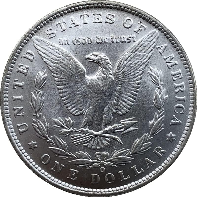 1881O Baskı Amerikan Morgan Sikke Gümüş Dolar Pirinç Gümüş Kaplama Antika El Sanatları Dış Hatıra paraları