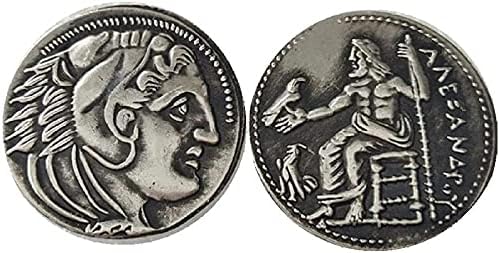 Gümüş Yunan Sikke Yabancı Kopya Gümüş Kaplama hatıra parası G03S Duygusal Yunan Sikke Yabancı Kopya Gümüş Kaplama