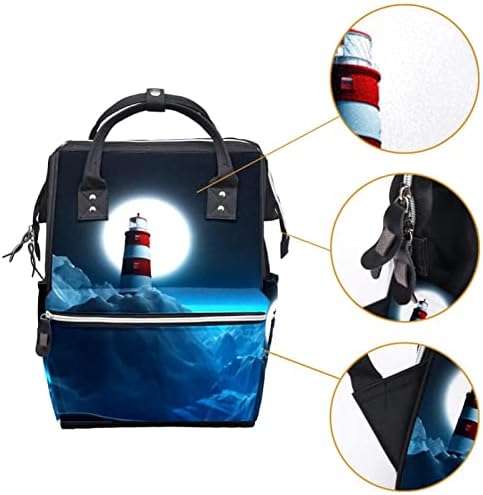 Bebek bezi çantası Deniz feneri Deniz Bakım Çantası bez değiştirme çantası