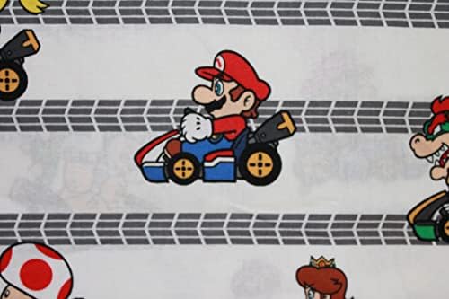 Mario Kart Şerit Kumaş Yaylar Yaratıcı Süper Mario Luigi Prenses Şeftali Kumaş tarafından Satılan Yağ Çeyrek (18 X