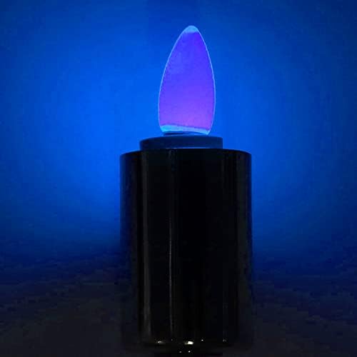 YDJoo C7 LED mavi yedek ampul 1 W Noel dize ampuller dekoratif dize ampuller E12 nikel kaplama şamdan tabanı mavi