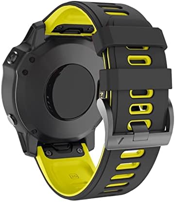 SEVİYE 22 26MM Hızlı fit Watchband Kayışı Garmin Fenix 6X Pro İzle Silikon Kolaylık Bilek Bandı Fenix 6 Pro saat kayışı