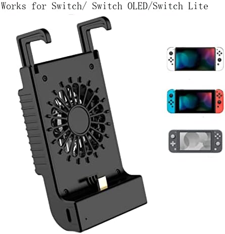 Şarj Standı için Soğutucu Fan ile Nintendo Anahtarı / Anahtarı OLED / Anahtarı Lite Konsolu Taşınabilir Anahtarı Dock