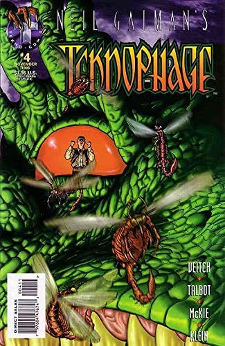 Teknophage (Neil Gaiman'ın) 4 VF / NM; Tekno çizgi romanı