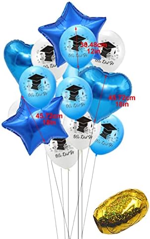 DBYLXMN 2022 Afiş Afiş Kağıdı Fotoğraf Perdeleri Malzemeleri Fanlar Parti Balonları Folyo Mezuniyet Mezuniyet Tebrikler