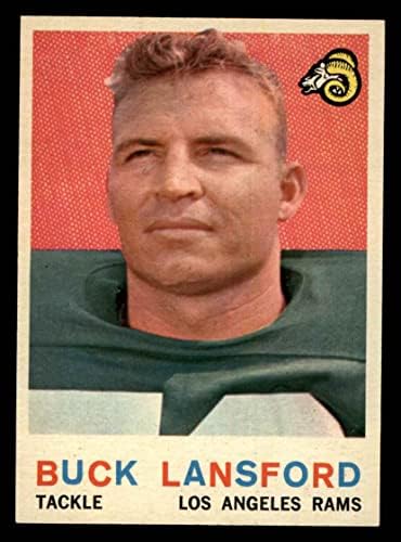 1959 Topps 152 Buck Lansford Los Angeles Koçları (Futbol Kartı) NM Koçları Teksas