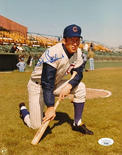 Glenn Beckert Chicago Cubs İmzalı / Otomatik 8x10 Fotoğraf JSA 165057-İmzalı MLB Fotoğrafları