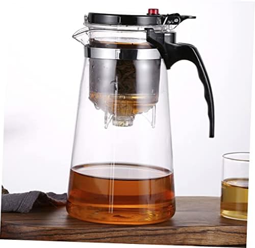 UPKOCH 1 adet Temizle çay Su ısıtıcısı Cam Kahve Makinesi cam çaydanlık Gevşek Yaprak demlik Çay Sürahi Demlik Çay