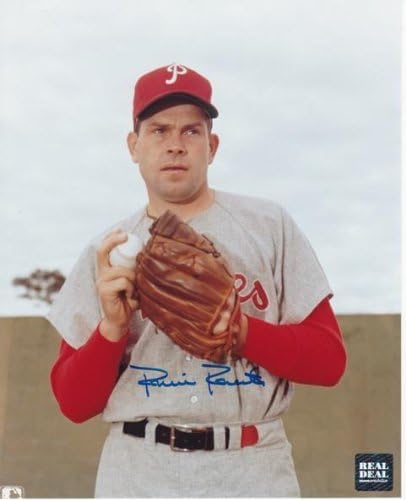 Robin Roberts İmzalı - İmzalı Philadelphia Phillies 8x10 inç Fotoğraf-Merhum 2010-İmzalı MLB Fotoğrafları
