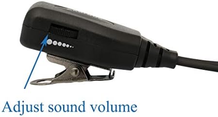 Zkarabc Walike Talkie Kulaklık Mic ile G Şekli Ayarlanabilir Ses Kulaklık ile Uyumlu Midland GMRS / FRS Radyolar AVPH3