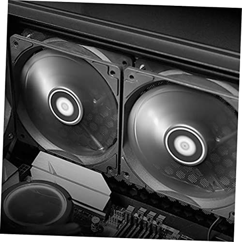 SOLUSTRE Sıcaklık Kontrollü Kasa Fanı Bilgisayar Kasası Fanlar PC için PC radyatör Fanları ısı emici Fan 12cm Radyatör