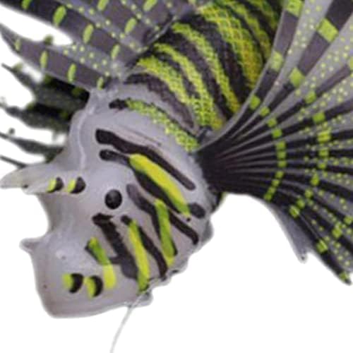 PETSOLA Yapay Lionfish, Parlayan Balık leuchtet im Dunkeln Sucul Peyzaj Hediyelik Eşya Hediyeler Floresan Süslemeleri