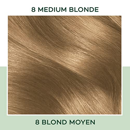 Clairol Natural Instincts Yarı Kalıcı Saç Boyası, 8 Orta Sarı Saç Rengi, 1'li Paket