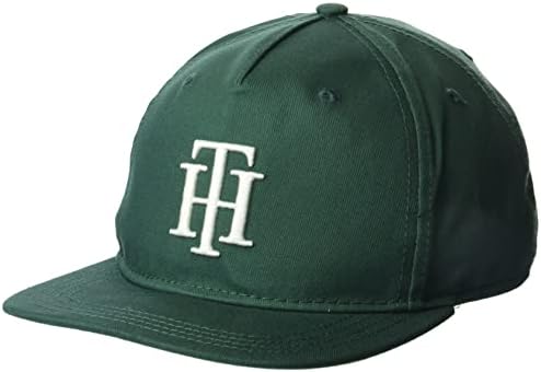 Tommy Hilfiger Erkek İmzalı Düz Kenarlı Beyzbol Şapkası