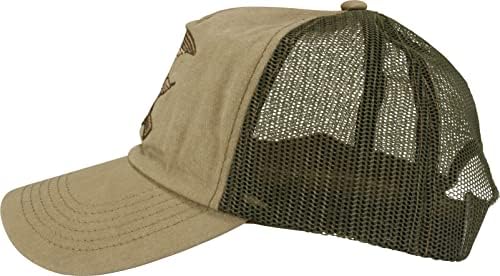 NRA Uçan Kartal şoför şapkası, Ayarlanabilir beyzbol şapkası, Ten Rengi / Haki