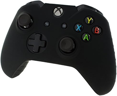 Leoıe Yeni silikon kapaklı kılıf Cilt Denetleyici ve Kavrama Sopa kapaklar Xbox One için(Siyah)