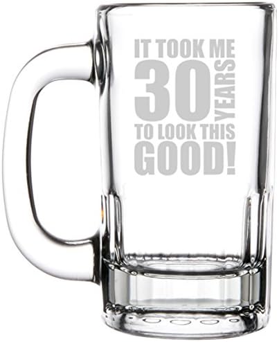 12oz Bira Bardağı Stein Cam Komik 30. Doğum Günü Bu Kadar güzel Görünmem 30 Yılımı Aldı