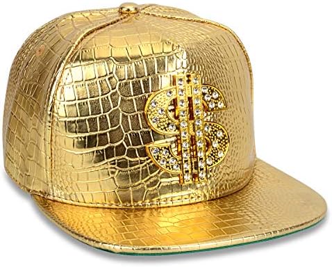FuZhıBang NYU14 Yeni Timsah Beyzbol kapaklar Alaşım Dolar Düz Kenarlı şapka Hip-Hop şapka