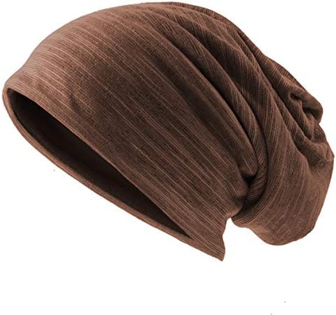 Ruphedy Erkekler Yaz sarkık şapka Uzun Baggy Ince Hafif Kafatası Kap B011h